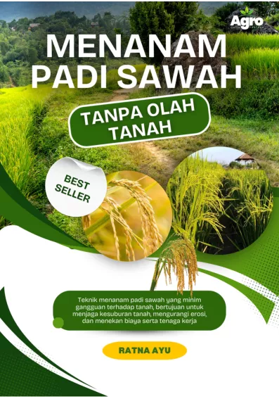 Menanam Padi Sawah tanpa Olah Tanah : teknik menanam padi sawah yang minim gangguan terhadap tanah, bertujuan unutk menjaga kesuuburan tanah, mengurangi erosi, dan menekan biaya serta tenaga kerja