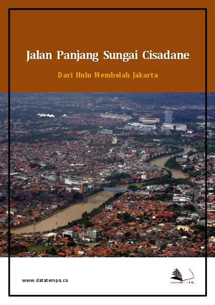 Jalan panjang sungai Cisadane dari hulu membelah Jakarta
