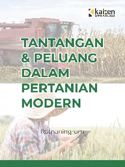 Tantangan dan peluang dalam pertanian modern