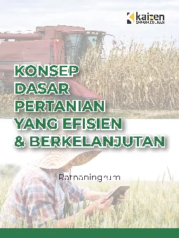 Konsep dasar pertanian yang efisien dan berkelanjutan