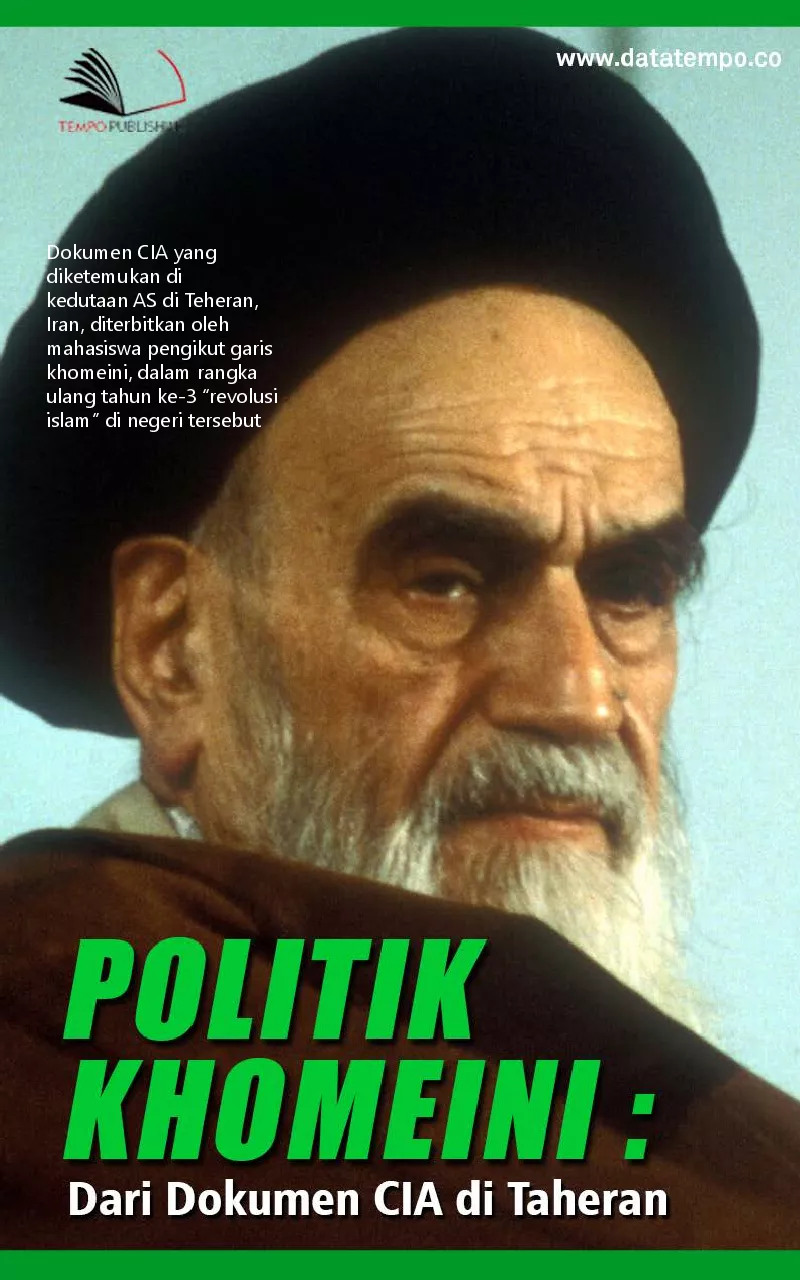 Politik khomeini : dari dokumen CIA di taheran