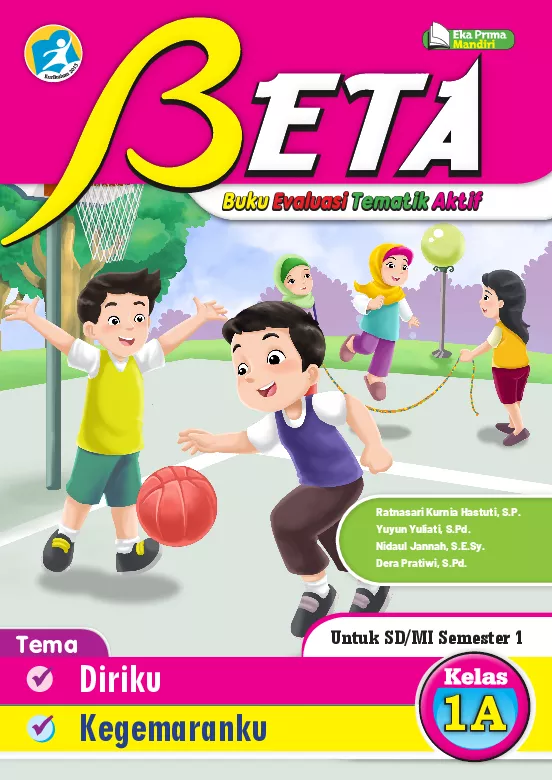BETA 1A Buku Evaluasi Tematik Aktif untuk SD/MI Kelas 1