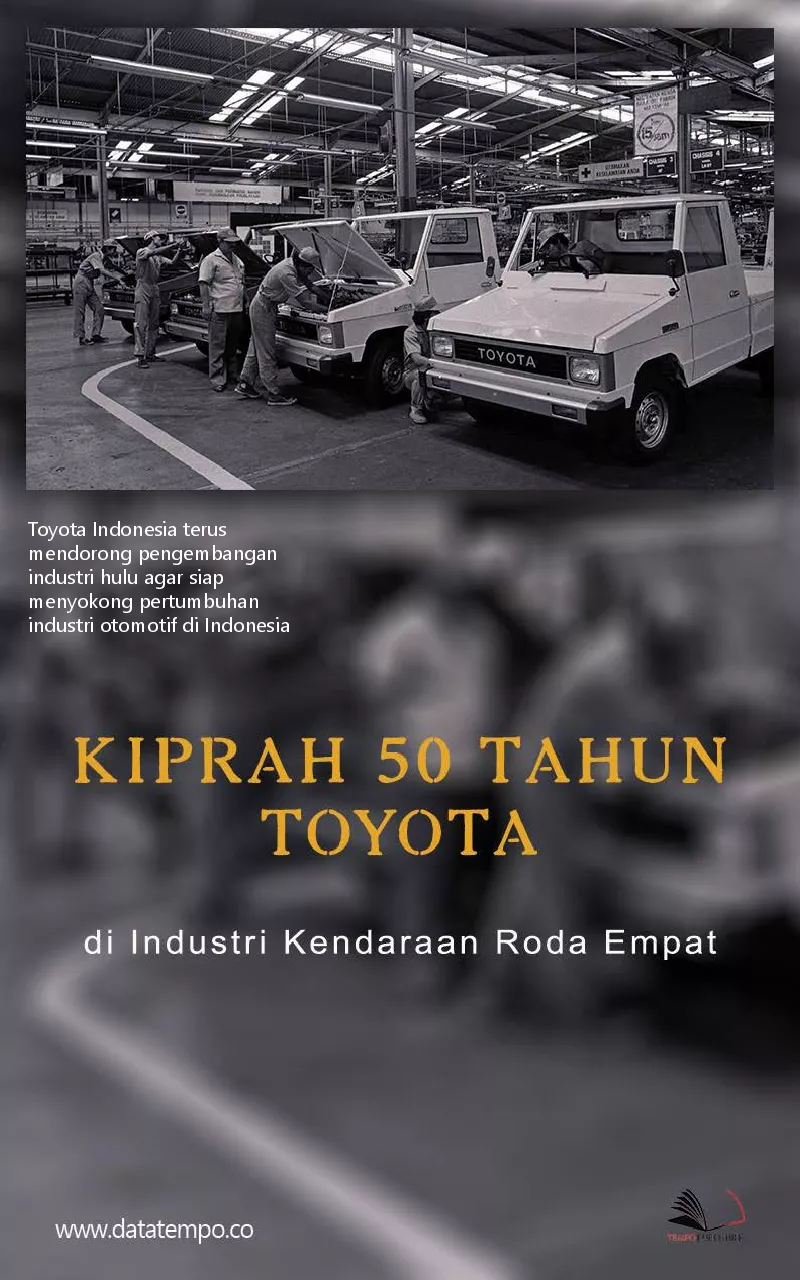 Kiprah 50 tahun Toyota di industri kendaraan roda empat
