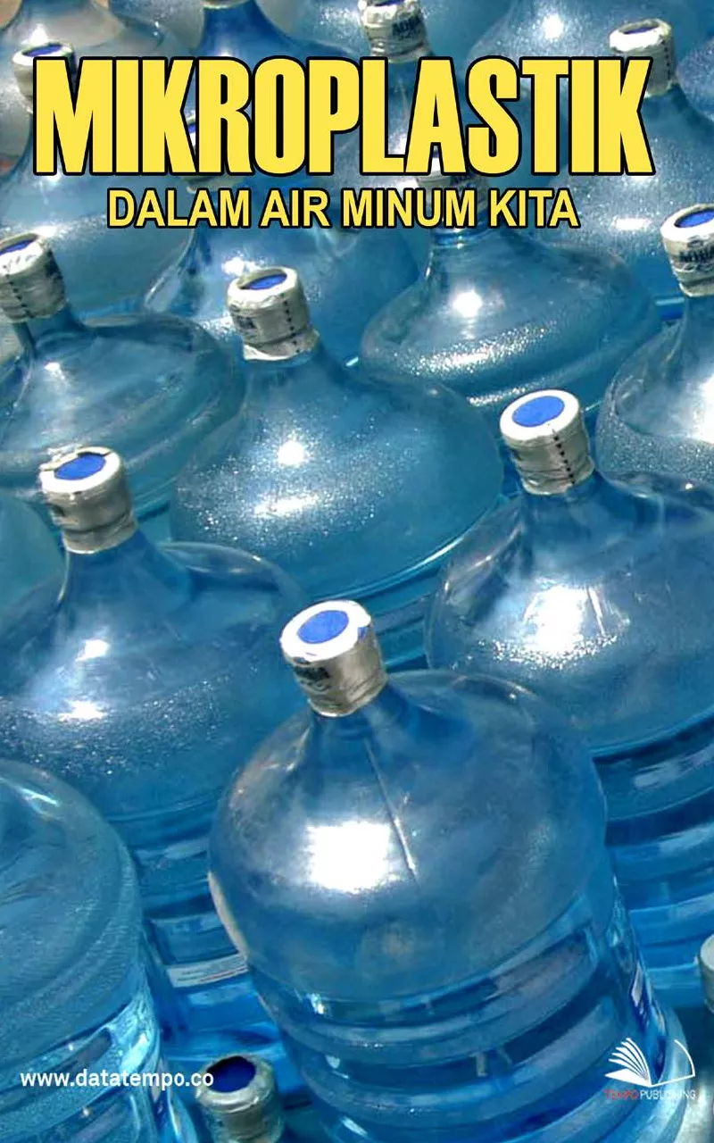 Mikroplastik dalam air minum kita