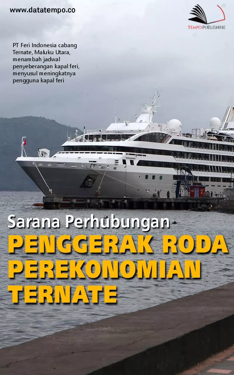 Sarana perhubungan penggerak roda perekonomian Ternate