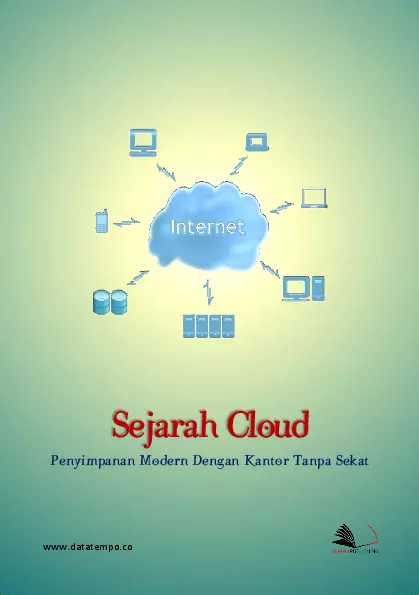 Sejarah cloud, penyimpanan modern dengan kantor tanpa sekat