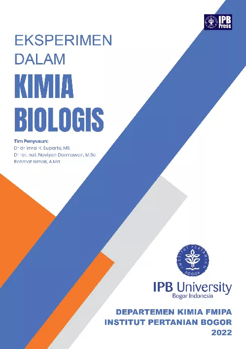 Eksperimen dalam Kimia Biologis