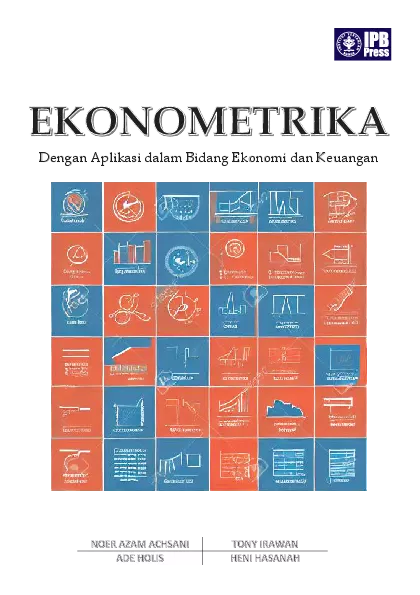 EKONOMETRIKA Dengan Aplikasi dalam Bidang Ekonomi dan Keuangan