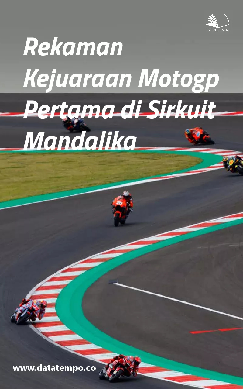 Rekaman kejuaraan MotoGP pertama di Sirkuit Mandalika