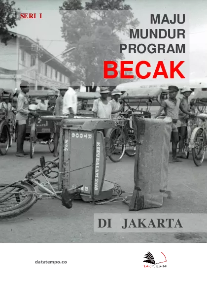 Maju Mundur Program Becak di Jakarta Seri I