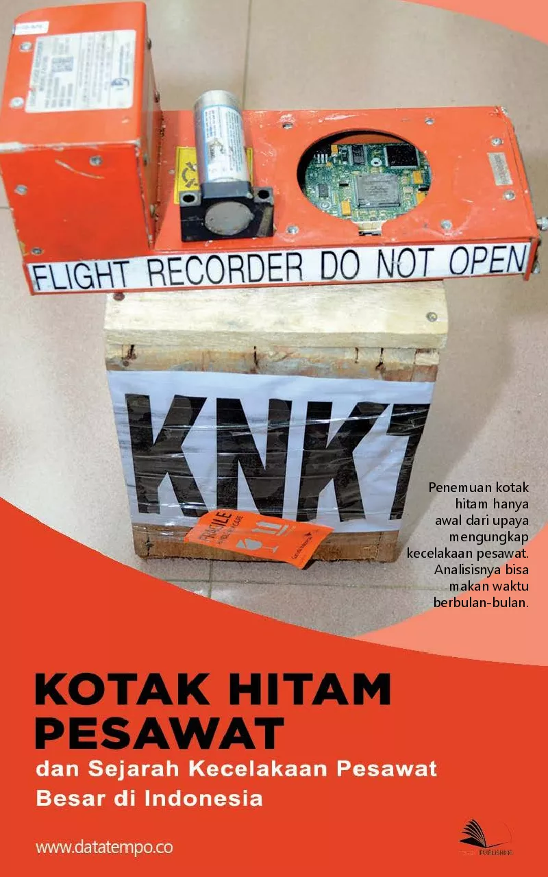 Kotak hitam pesawat dan sejarah kecelakaan pesawat besar di Indonesia