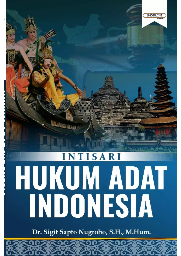 Intisari Hukum Adat Indonesia