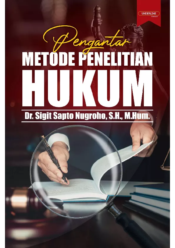 Pengantar Metode Penelitian Hukum