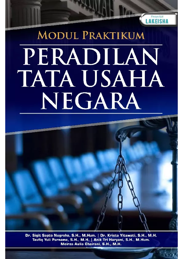 MODUL PRAKTIKUM PERADILAN TATA USAHA NEGARA