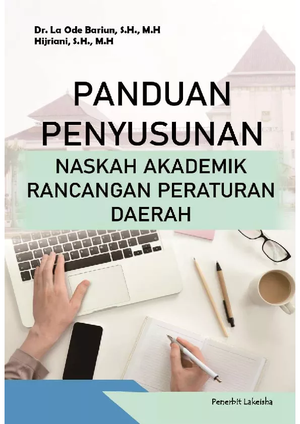 Panduan Penyusunan Naskah Akademik Rancangan Peraturan Daerah