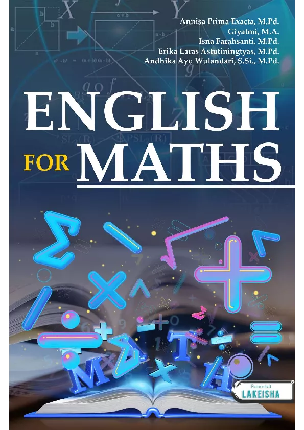 English For Maths