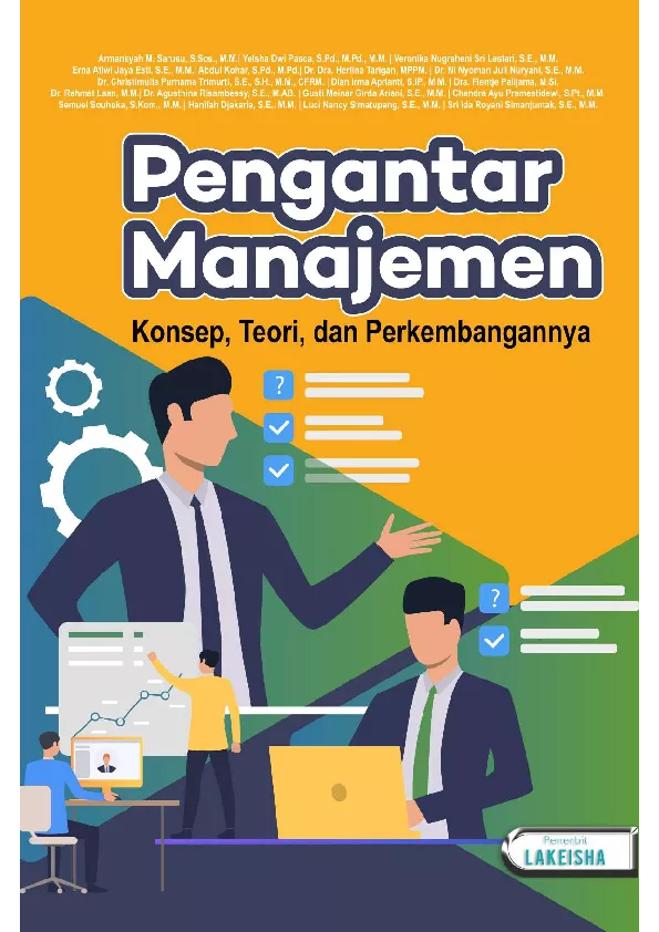 Pengantar Manajemen Konsep, Teori, dan Perkembangannya