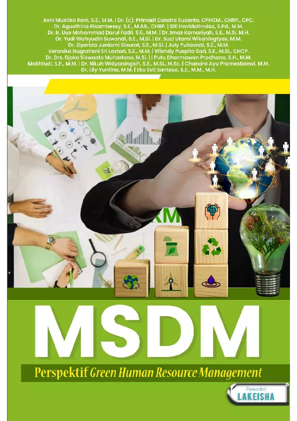 MSDM Perspektif Green Human Resource Management