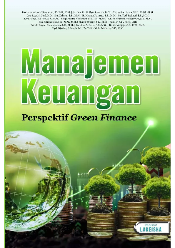 MANAJEMEN KEUANGAN Perspektif Green Finance