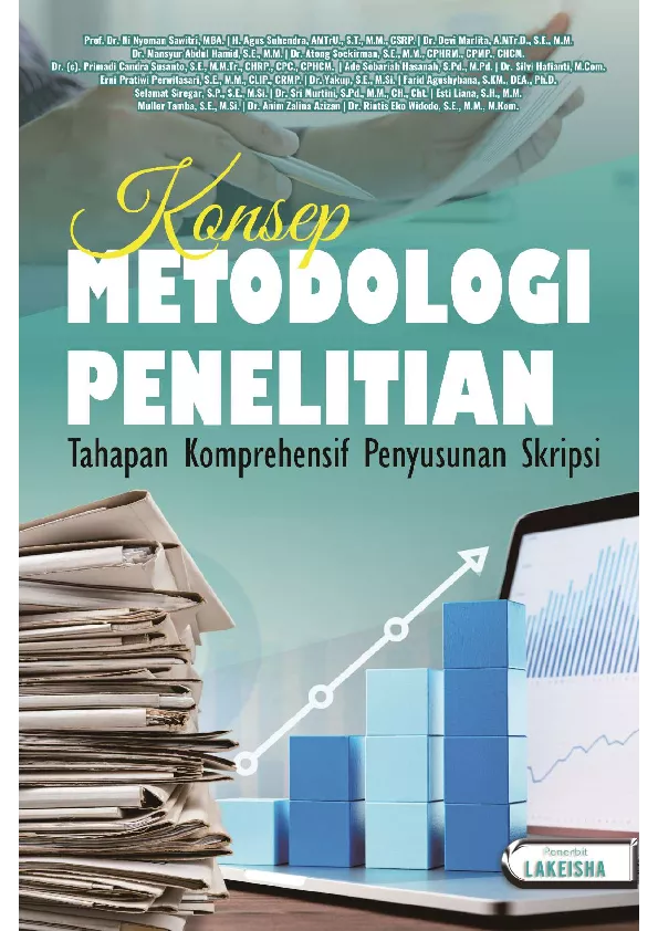 KONSEP METODOLOGI PENELITIAN Tahapan Komprehensif Penyusunan Skripsi