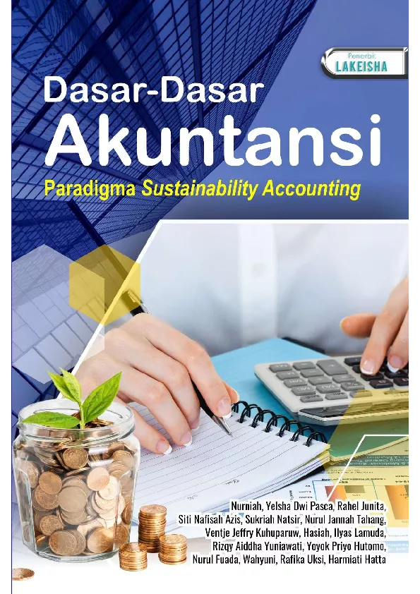 DASAR-DASAR AKUNTANSI Paradigma Sustainability Accounting