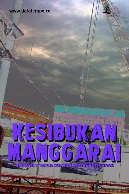 Kesibukan Manggarai Menuju Stasiun Sentral dan Terintegrasi