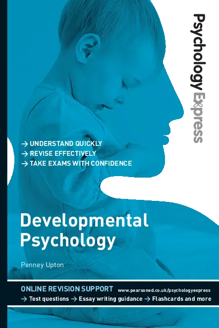 Psychology Express: Developmental Psychololgy (Undergraduate Revision Guide)
