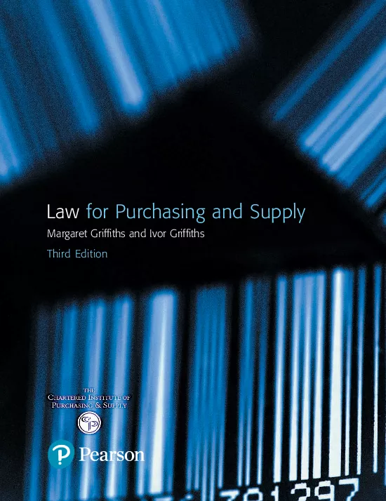 Law for Purchasing and Supply (Third Edition)