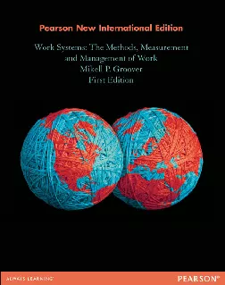 Work Systems, Pearson New International Edition