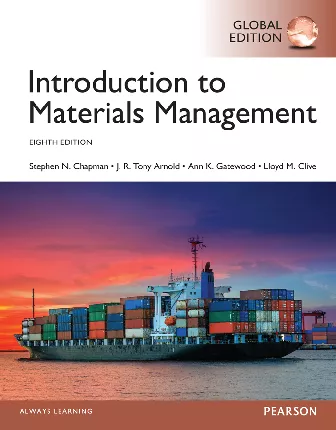 Introduction to Materials Management, Global Edition (Eighth Edition)