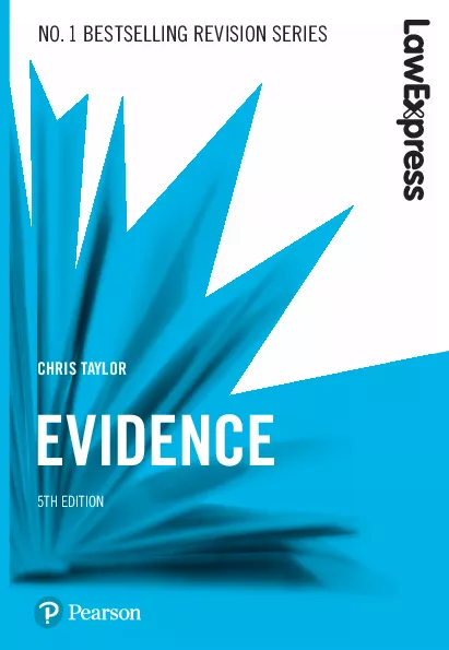 Law Express: Evidence (5th Edition)