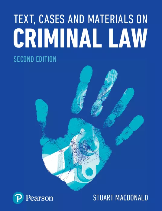Text, Cases and Materials on Criminal Law (2nd Edition)
