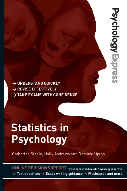 Psychology Express: Statistics in Psychology (Undergraduate Revision Guide) (International eBook)