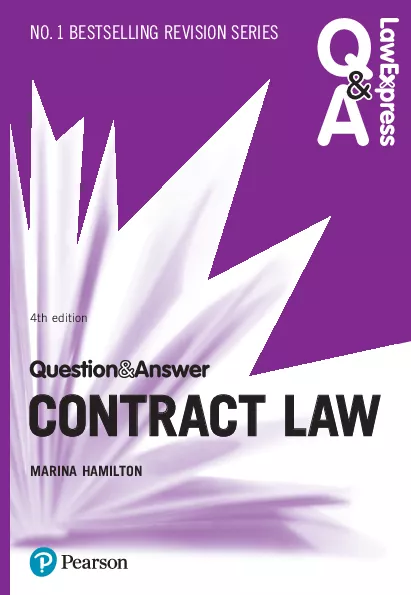 Law Express Question and Answer: Contract Law (4th Edition)