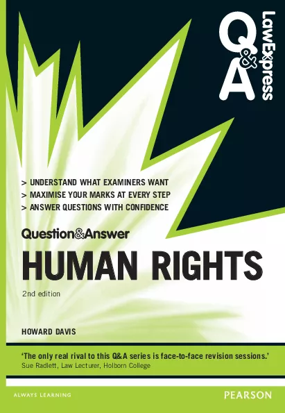 Law Express Question and Answer: Human Rights (2nd Edition)