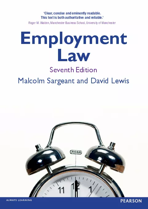 Employment Law (7th Edition)