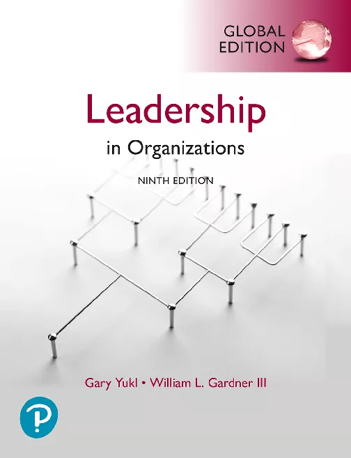 Leadership in Organizations, Global Edition (9th Edition)
