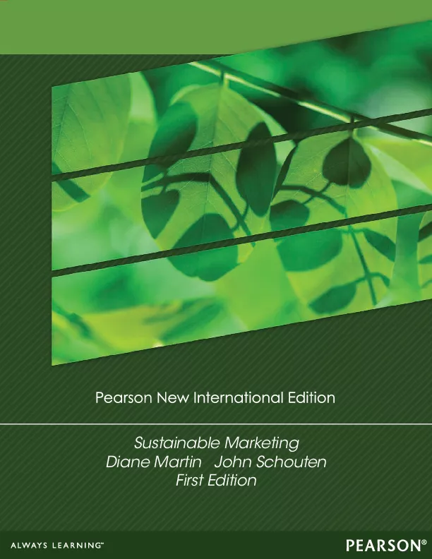 Sustainable Marketing, Pearson New International Edition