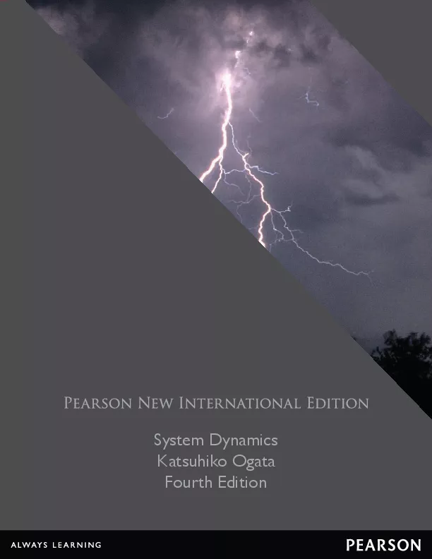 System Dynamics, Pearson New International Edition (4th Edition)