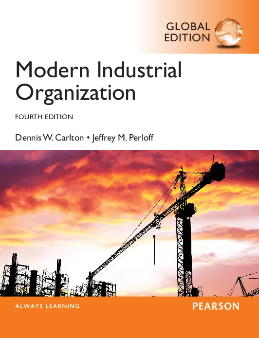 Modern Industrial Organization, Global Edition (4th Edition)