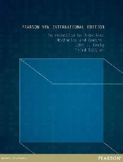 Introduction To Robotics Pnie Mechanics (3rd Edition)