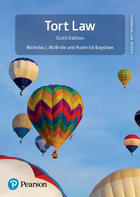 Tort Law (6th Edition)