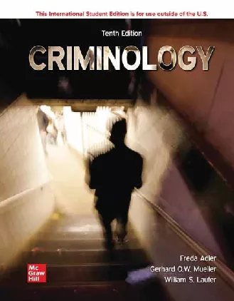 CRIMINOLOGY 10E
