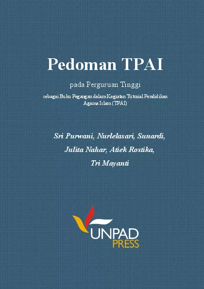 Pedoman TPAI pada perguruan tinggi