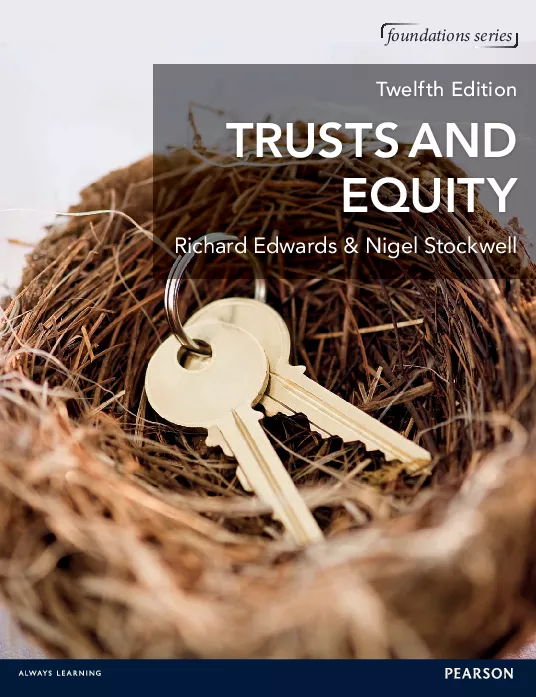 Trusts and Equity (12th Edition)