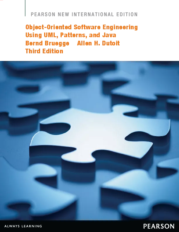 Object-Oriented Software Engineering Using UML, Patterns, and Java, Pearson New International Edition (3rd Edition)