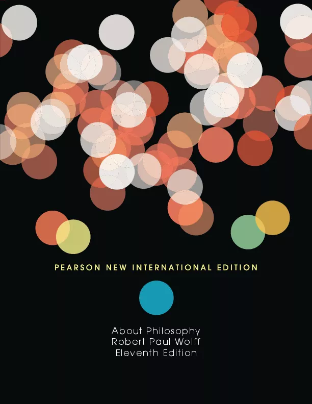About Philosophy, Pearson New International Edition (11th edition)