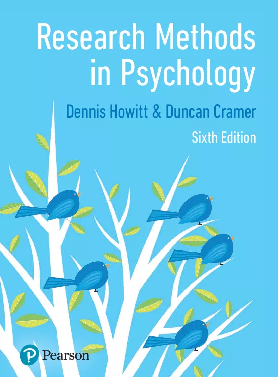 Research Methods in Psychology (6th Edition)