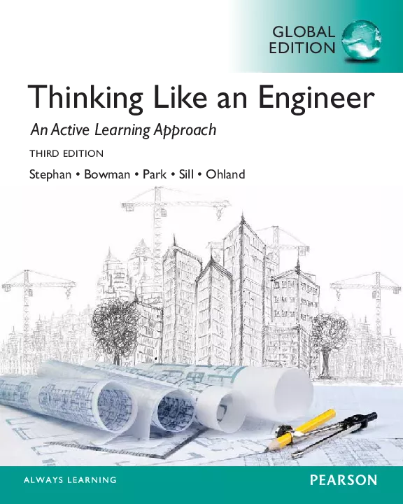 Thinking Like an Engineer: An Active Learning Approach, Global Edition (International eBook)