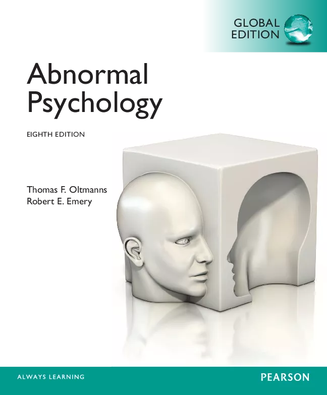 Abnormal Psychology, Global Edition (8th Edition)